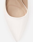 vices Pantofi stiletto Albi Clasici cu Finisaj Neted Selimya