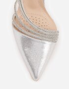 vices Pantofi stiletto Argintii