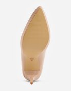 vices Pantofi stiletto bej cu platformă cu branț din piele Racca