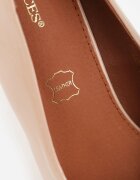 vices Pantofi stiletto bej cu toc clepsidră cu branț din piele Witene