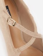 vices Pantofi Stiletto Bej Decorat cu curele Tammirea