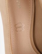 vices Pantofi stiletto bej închis cu branț din piele decorate cu fundă Rileira