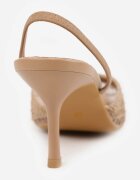 vices Pantofi stiletto Bej închis cu plasă Idahpeia