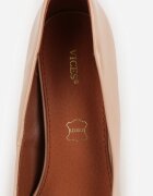vices Pantofi stiletto Bej Lăcuite cu Branț din Piele Iralde