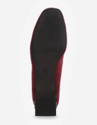 vices Pantofi stiletto Bordeaux cu toc decorat cu cristale și brant din piele Oviria