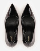 vices Pantofi stiletto Clasice Negre cu Luciu Lăcuit Divenia