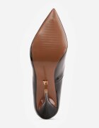 vices Pantofi stiletto Clasice Negre cu Luciu Lăcuit Divenia