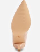 vices Pantofi stiletto Clasici Bej cu Branț din Piele Mivra