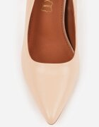 vices Pantofi stiletto Clasici Bej cu Branț din Piele Mivra