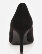 vices Pantofi stiletto clasici negri cu toc cui cu branț din piele și vârf ascuțit Mairina