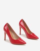 vices Pantofi stiletto clasici roșii Lăcuiți cu branț din piele Soinna