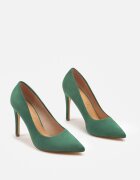 vices Pantofi stiletto Clasici Verzi cu Branț din Piele Naturală Ennoriel