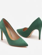 vices Pantofi stiletto Clasici Verzi cu Branț din Piele Naturală Ennoriel