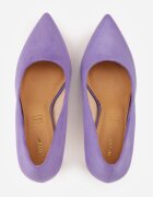 vices Pantofi stiletto clasici violet închis cu branț din piele naturală Ennoriel