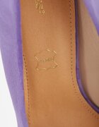 vices Pantofi stiletto clasici violet închis cu branț din piele naturală Ennoriel