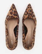 vices Pantofi stiletto Leopard cu toc cui cu branț din piele și nituri Rilenna