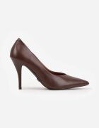 vices Pantofi stiletto Maro cu branț din piele Amixie