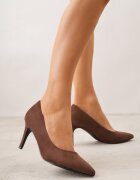 vices Pantofi stiletto Maro cu branț din piele Cleliae