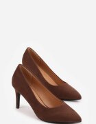 vices Pantofi stiletto Maro cu branț din piele Cleliae