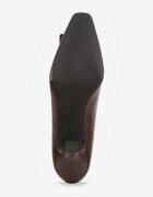 vices Pantofi stiletto Maro cu Brant din Piele și Aplicație Dreptunghiulară Berisse