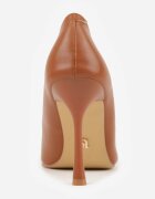 vices Pantofi stiletto Maro cu branț din piele și aplicație metalică irizată