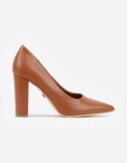 vices Pantofi stiletto Maro cu toc cu branț de piele Olannela