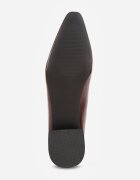 vices Pantofi stiletto Maro cu Toc Geometric cu Branț din Piele Critissa
