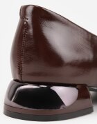 vices Pantofi stiletto Maro cu Toc Geometric cu Branț din Piele Critissa