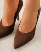 vices Pantofi stiletto Maro în stil clasic cu branț din piele Alandde