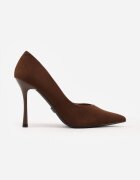 vices Pantofi stiletto Maro în stil clasic cu branț din piele Alandde