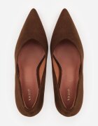 vices Pantofi stiletto Maro în stil clasic cu branț din piele Alandde
