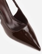 vices Pantofi Stiletto Maro Lăcuite Fără Călcâi Tillanea