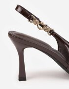 vices Pantofi stiletto Maro VICÉS cu călcâiul decupat și aplicație elegantă la curea Naterena