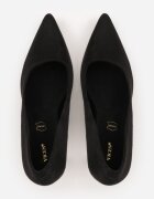 vices Pantofi stiletto Negre cu toc clepsidră cu branț din piele Elttime