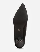 vices Pantofi stiletto Negre cu toc clepsidră cu branț din piele Elttime