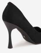 vices Pantofi stiletto Negre cu toc clepsidră cu branț din piele Elttime