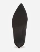 vices Pantofi stiletto Negre cu toc cui cu branț din piele decorate cu sclipici Edelis