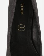 vices Pantofi stiletto Negre cu toc cui cu branț din piele decorate cu sclipici Edelis