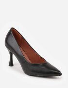 vices Pantofi stiletto Negre pe Clepsidră cu branț din piele naturală Dandre