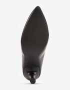 vices Pantofi stiletto Negre pe Clepsidră cu branț din piele naturală Dandre