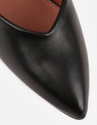 vices Pantofi stiletto Negre pe Clepsidră cu branț din piele naturală Dandre
