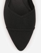 vices Pantofi stiletto Negre Structurate cu toc gros cu baretă în jurul gleznei Kallimei