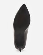 vices Pantofi stiletto negri clasici cu toc cui și branț din piele Valenthea