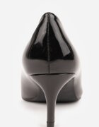 vices Pantofi stiletto negri clasici cu toc cui și branț din piele Valenthea
