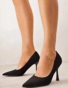 vices Pantofi stiletto Negri cu branț din piele Afurriva
