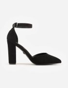 vices Pantofi stiletto negri cu toc cu baretă în jurul gleznei Izaditia