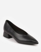 vices Pantofi stiletto negri cu toc cu branț din piele naturală Vikirasse