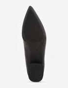 vices Pantofi stiletto negri cu toc cu branț din piele naturală Vikirasse