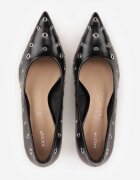 vices Pantofi stiletto Negri cu Toc Cui cu Branț din Piele și Capse Rilenna