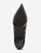 vices Pantofi stiletto Negri cu Toc Cui cu Branț din Piele și Capse Rilenna